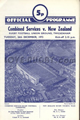 Combined Services v New Zealand 1972 rugby  Programme